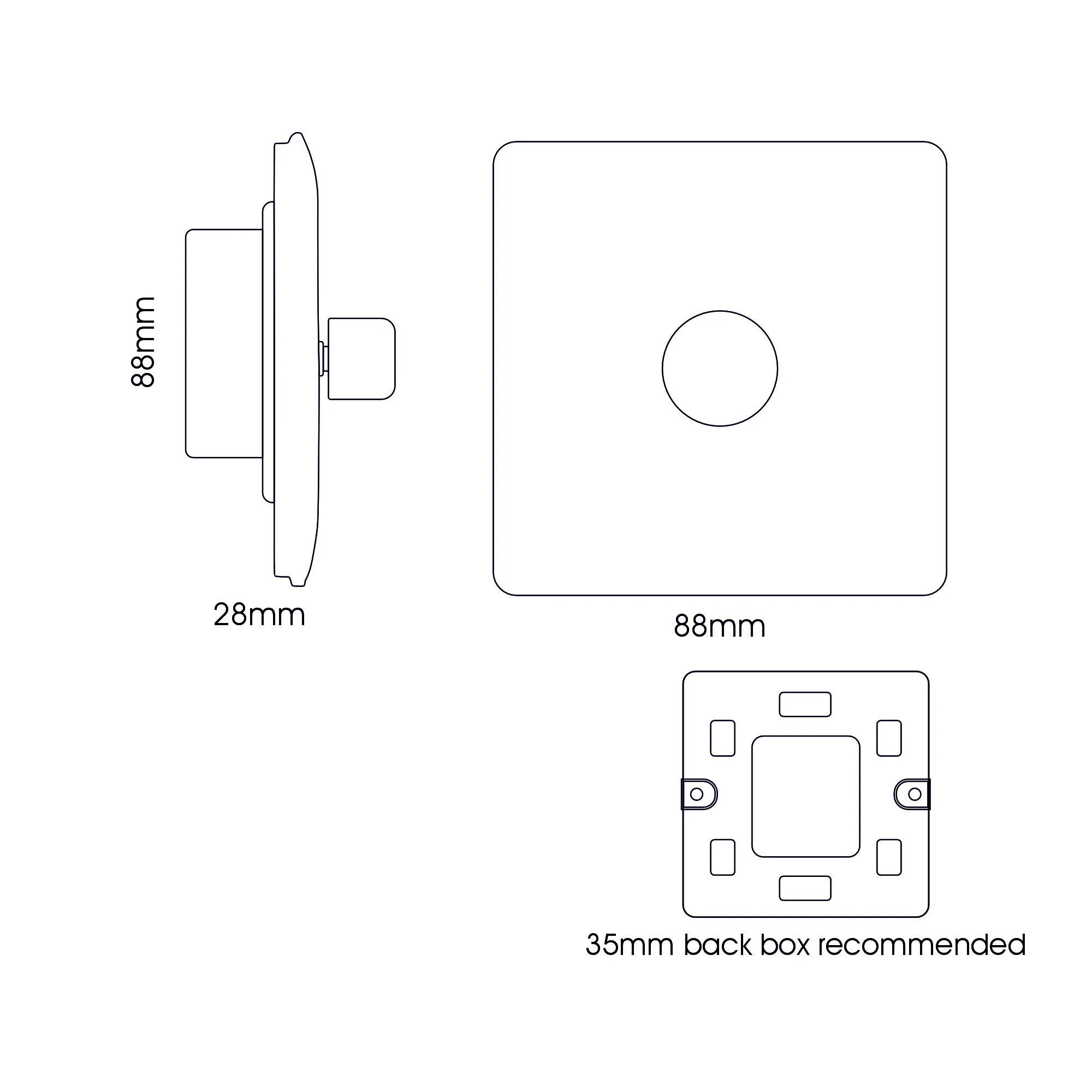Ice White Wiring Accessories Trendi Decorative Screwless